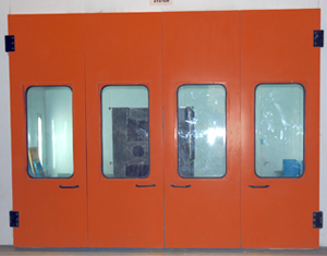 pu coated paint spray booth 1