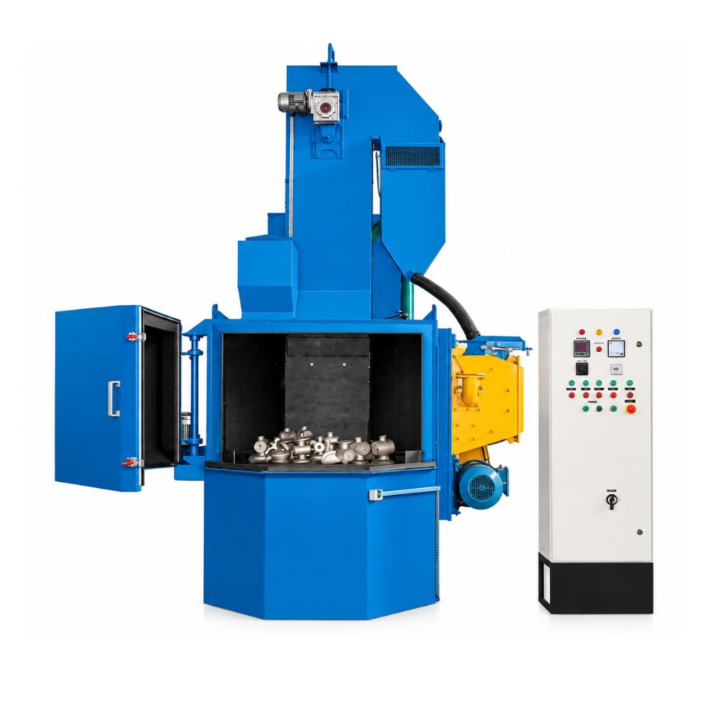 Airless Shot Blasting M_c with Turn Table